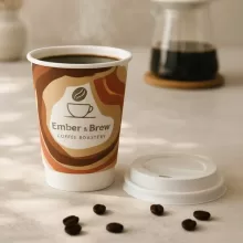 printed double wall coffee cups