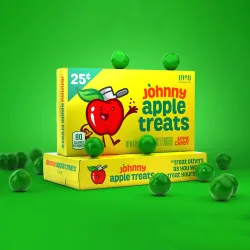 Packaging preview of candy apple packaging