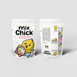 Packaging preview of candy bag packaging