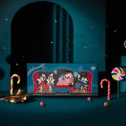 Packaging preview of christmas candy boxes