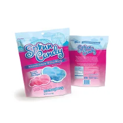 Packaging preview of cotton candy packaging