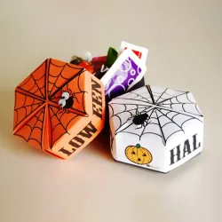 halloween coffin treat boxes