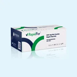 HIV test kit packaging