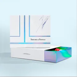 Packaging preview of  holographic boxes