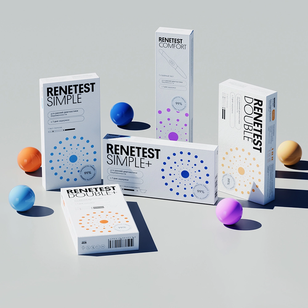 pregnancy test kit packaging