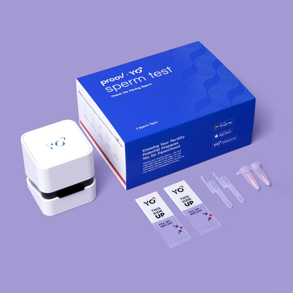 sperm count testing kit boxes