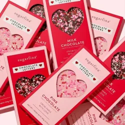 Packaging preview of valentine candy boxes