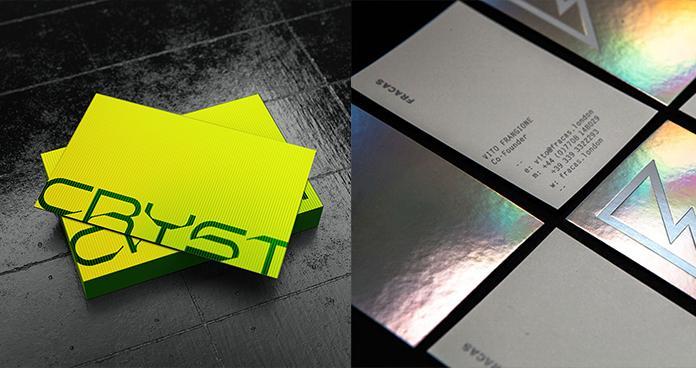 Glossy vs Matte Business Cards
