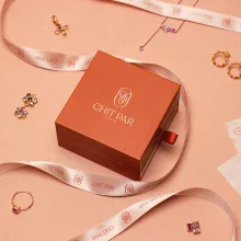 Packaging preview of rigid boxes with sleeve and tray