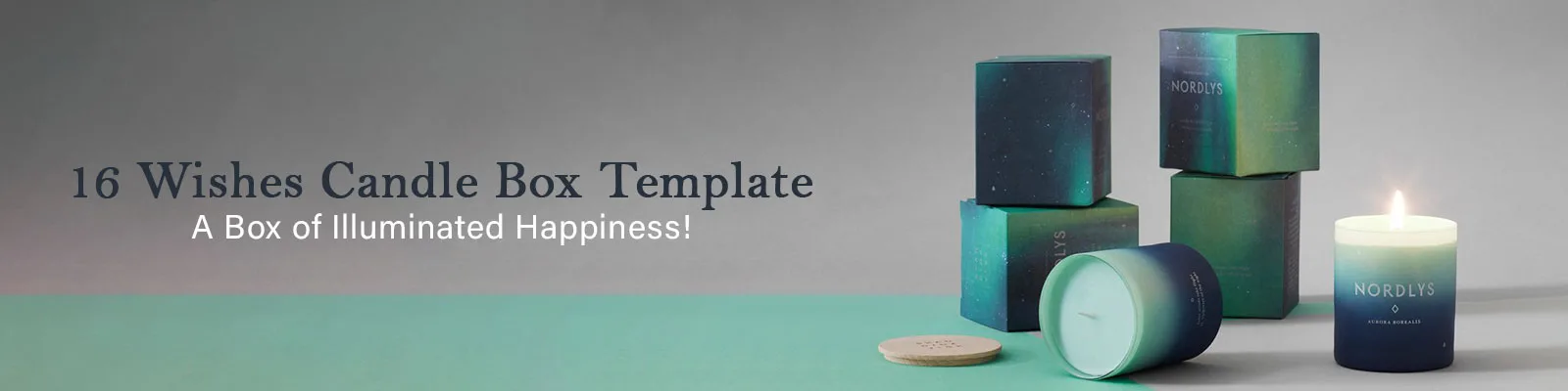 16 Wishes Candle Box Template: A Box of Illuminated Happiness!
