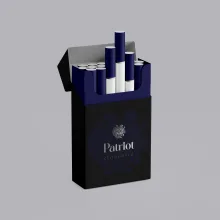 Empty Paper Flip Top Cigarette Boxes
