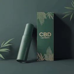 Packaging preview of  cbd lip balm boxes