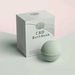 Elegant Custom CBD Bath Bomb Boxes