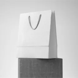 Custom White Paper Bags