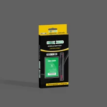 Branded mobile battery box with logo and tamper-proof seal
