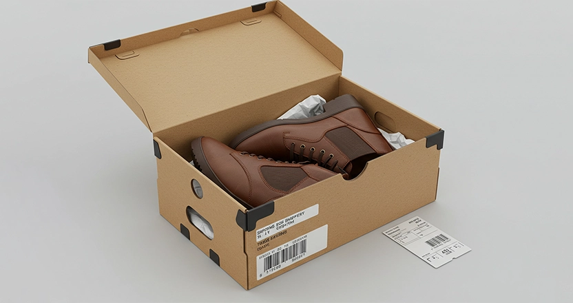shoe box dimensions for shipping