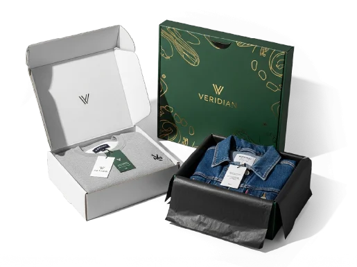 Custom Printed Apparel Box packaging