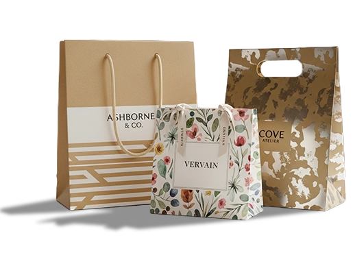 Custom printed paper bags