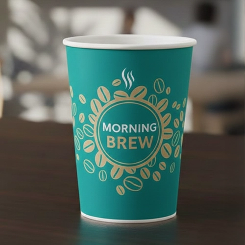 Matte finish paper cup