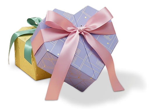 Custom die cut shaped boxes