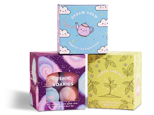 Custom retail boxes