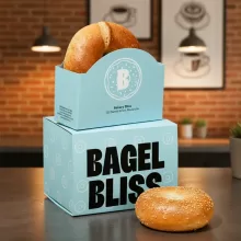 Custom bagel boxes