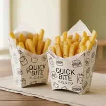 Custom French Fry Boxes with personalized printing