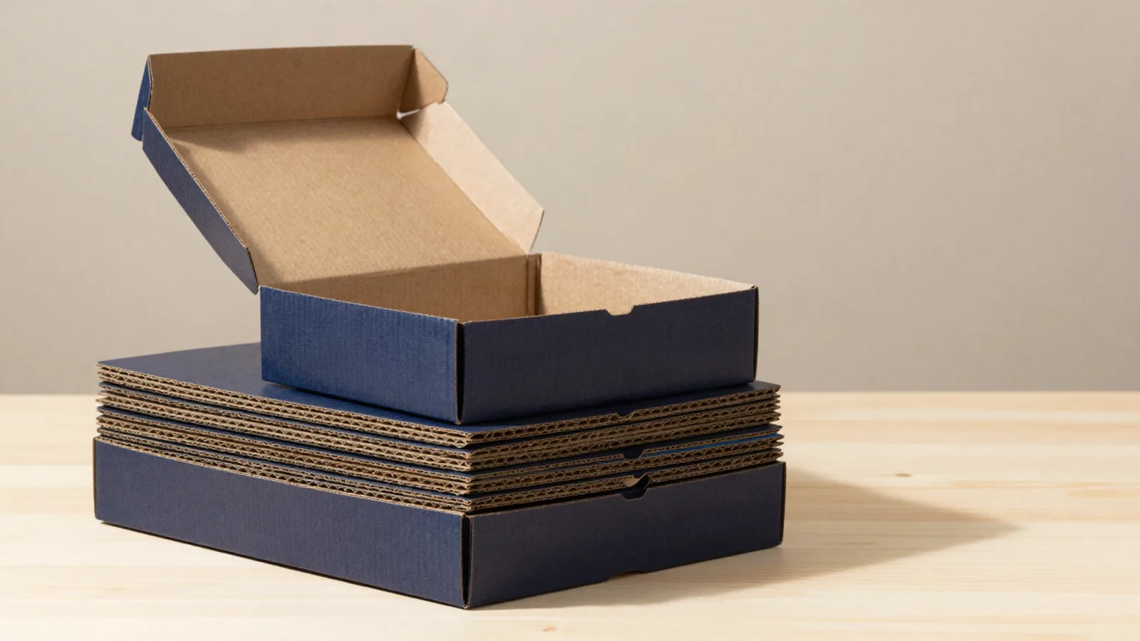 Custom Colored Mailer Boxes shown as custom packaging from Custom Packaging Lane