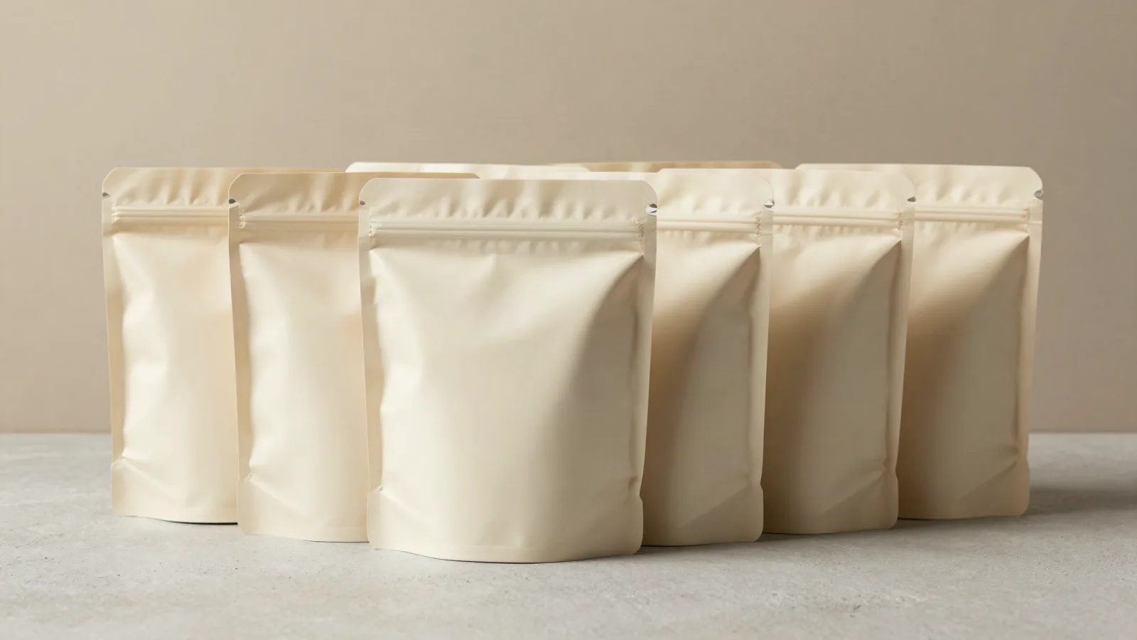 3D Mockups for Custom Mylar Bag Designs shown as custom packaging from Custom Packaging Lane