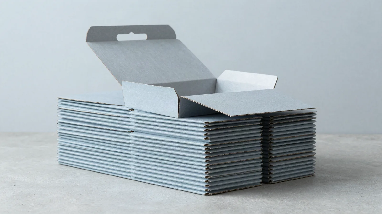 Recycled Corrugated Flutings Explained shown as custom packaging from Custom Packaging Lane