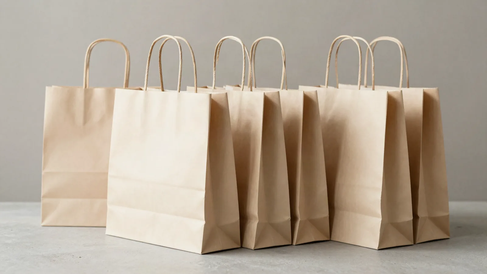 Types of Paper Bags Explained shown as custom packaging from Custom Packaging Lane