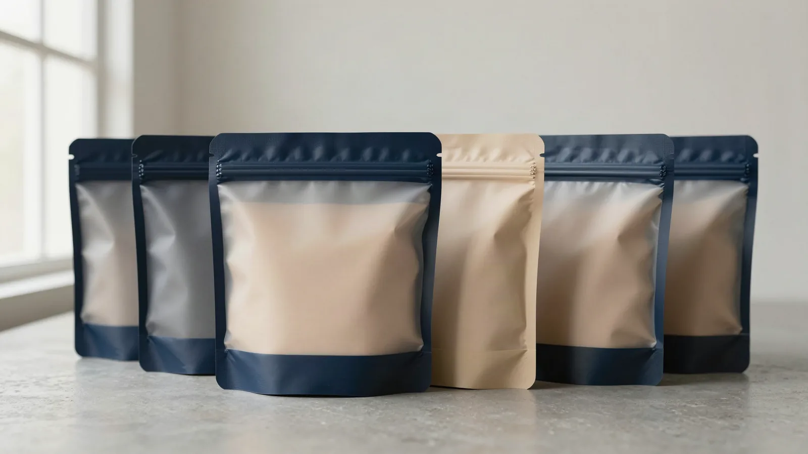 Aluminum Pouch shown as custom packaging from Custom Packaging Lane
