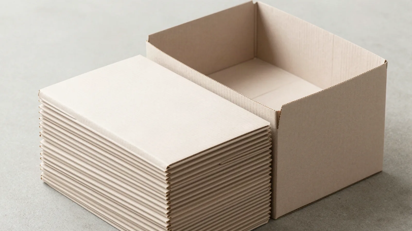 Custom Flat Corrugated Sheets shown as custom packaging from Custom Packaging Lane