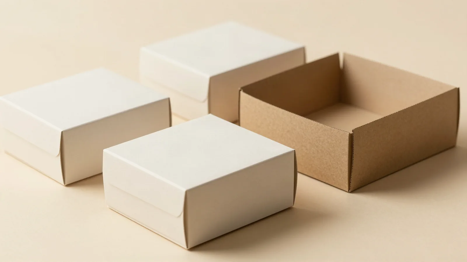 Personalized Currogated Boxes shown as custom packaging from Custom Packaging Lane