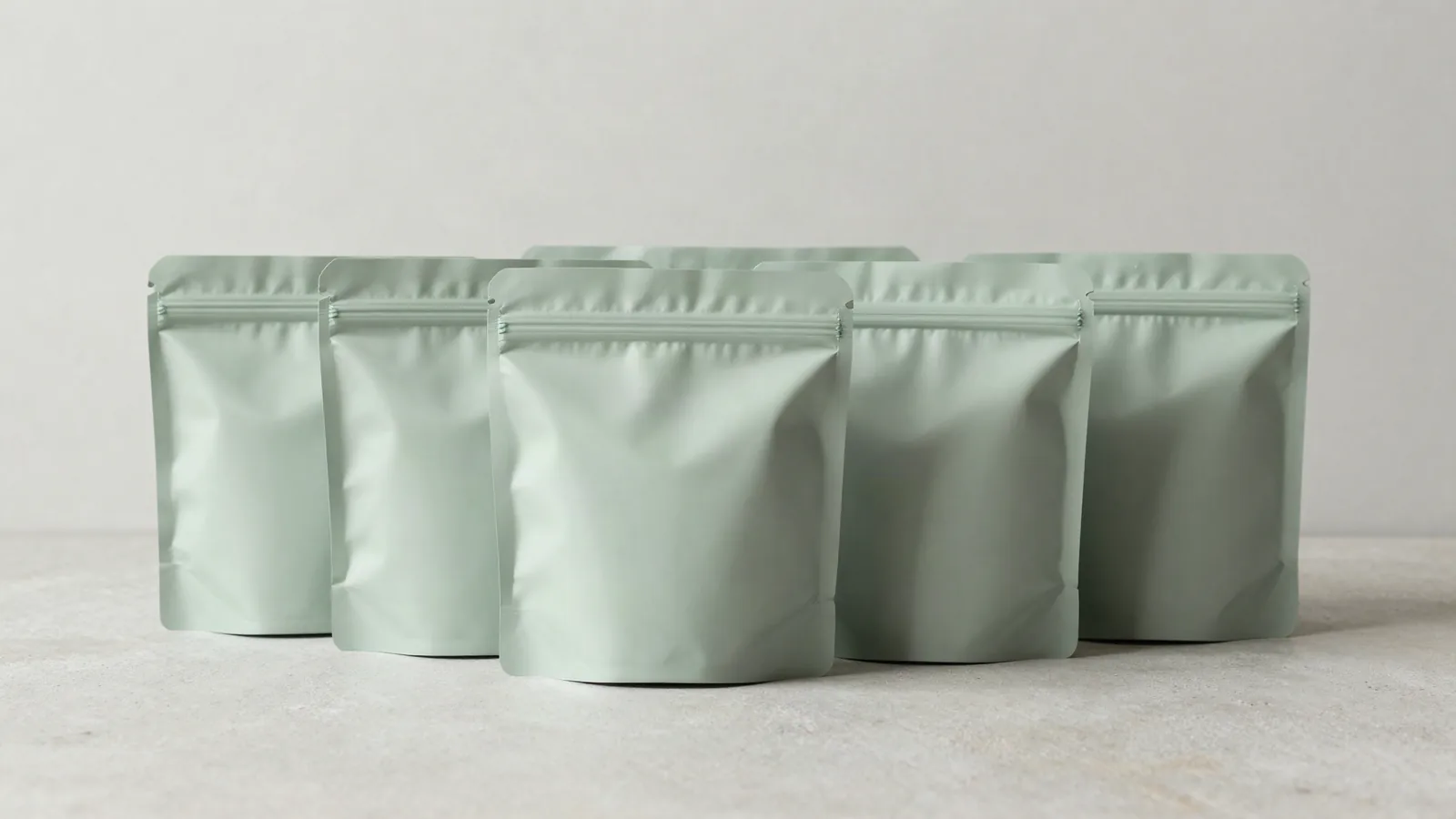 Stand Up Pouches for Food Packaging shown as custom packaging from Custom Packaging Lane
