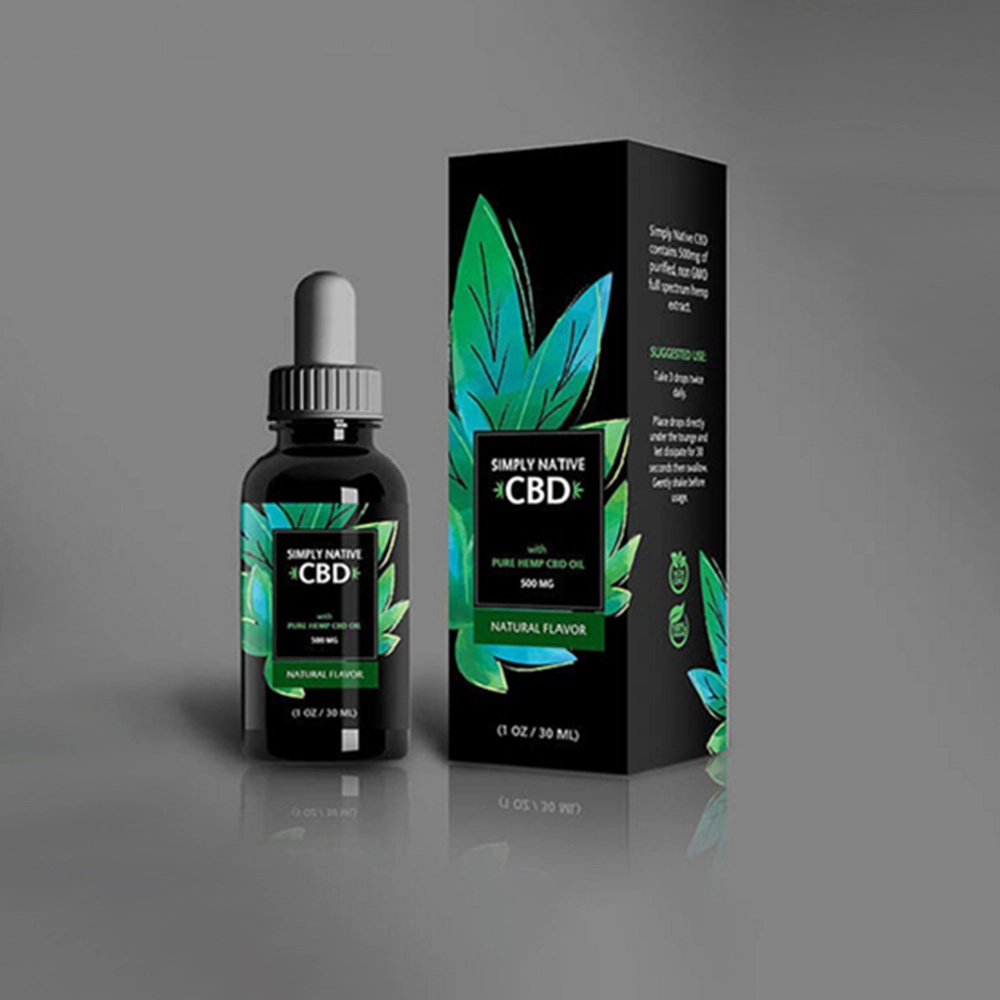 custom printed cbd oil boxes wholesale