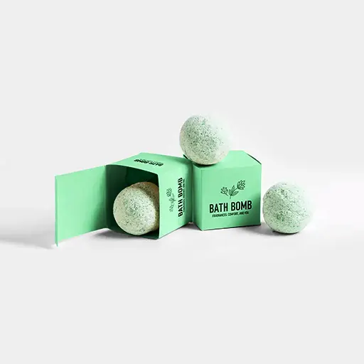 Custom Bath Bomb Boxes